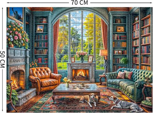 Forest House Puzzles for Adults 1000 Piece, Jigsaw Puzzles for Adults, Adult Challenging Game Toys, Impossible Puzzle, Family Decoration Puzzle in Saudi Arabia