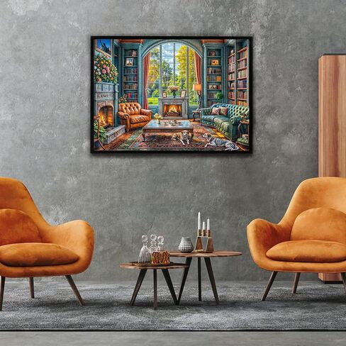 Forest House Puzzles for Adults 1000 Piece, Jigsaw Puzzles for Adults, Adult Challenging Game Toys, Impossible Puzzle, Family Decoration Puzzle in Saudi Arabia