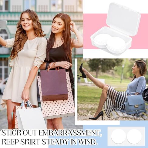 Honeydak 8 Pcs Dress Weights for Hem Invisible Reusable Hem Weights for Wind Secure Skirt Fit Stick on Adhesive for Garment Skirt Dress in Saudi Arabia