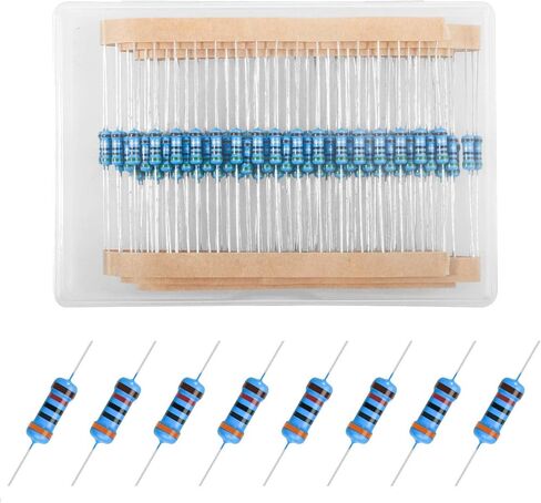 150pcs 30K ohm Resistor 1/4w (0.25 watt) Metal Film Fixed Resistors ±1% Tolerance,Multiple Values Optional in Kuwait