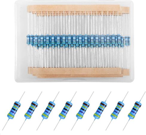 150pcs 30K ohm Resistor 1/4w (0.25 watt) Metal Film Fixed Resistors ±1% Tolerance,Multiple Values Optional in Kuwait