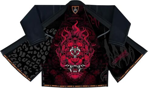 - Samurai oni inner مسامي للمحترفين البرازيلي Jiu Jitsu BJJ Kimono GI للجنسين - حزام مشمولة in Kuwait