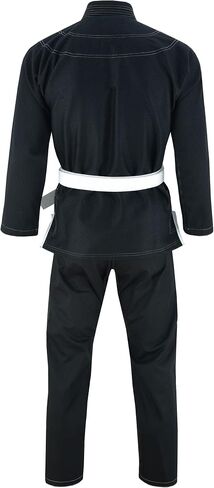 - Samurai oni inner مسامي للمحترفين البرازيلي Jiu Jitsu BJJ Kimono GI للجنسين - حزام مشمولة in Kuwait