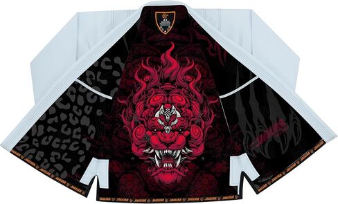 - Samurai oni inner مسامي للمحترفين البرازيلي Jiu Jitsu BJJ Kimono GI للجنسين - حزام مشمولة in Kuwait