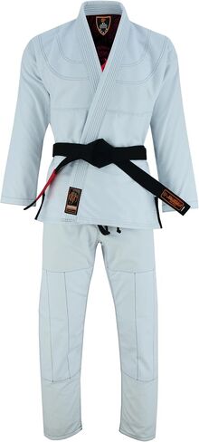 - Samurai oni inner مسامي للمحترفين البرازيلي Jiu Jitsu BJJ Kimono GI للجنسين - حزام مشمولة in Kuwait