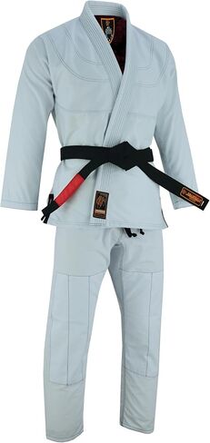 - Samurai oni inner مسامي للمحترفين البرازيلي Jiu Jitsu BJJ Kimono GI للجنسين - حزام مشمولة in Kuwait