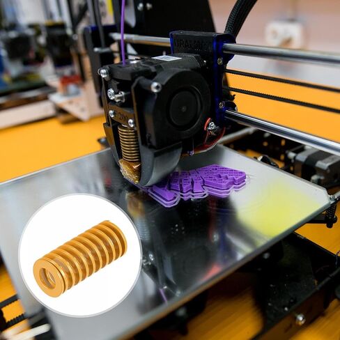 UXCELL 3D الطابعة يموت زنبرك ، 25 مم OD 60MM الطول 2PCS حلزوني ختم الحمل الحمولة انضغاط القالب يموت الينابيع لجزء 3D الطابعة الكهربائية ، الأصفر in Saudi Arabia