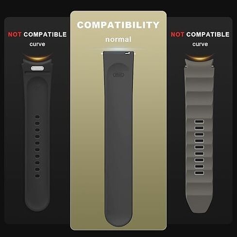 Band Connection Adapter for Samsung Galaxy Watch 8, Galaxy Watch 8 Classic Strap Band, Quick Release Spring Bar Pins with 22mm Stainless Steel Metal Adapter Accessories in Saudi Arabia