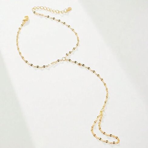 Long tiantian Hand Chain Bracelet Gold Bracelets for Women Link Chain Bracelets Trendy Finger Ring Slave Bracelet Jewelry Gifts in Saudi Arabia