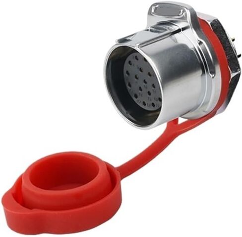 LP-24 aviation and socket threaded tightening 19-pin gold-plated male and female pin industrial connector(Single hole formal wear) in Saudi Arabia