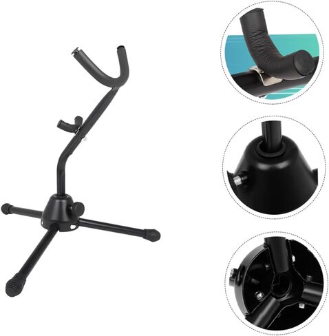 قوس Sturdy Non Skid Alto Saxophone Stand Bracket with Scushion Cushion Date Date Raching لغرف الموسيقى المنزلية ومساحات الأداء in Saudi Arabia