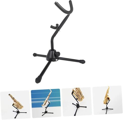 قوس Sturdy Non Skid Alto Saxophone Stand Bracket with Scushion Cushion Date Date Raching لغرف الموسيقى المنزلية ومساحات الأداء in Saudi Arabia