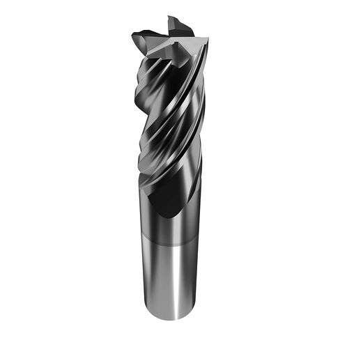 GM38F4 Gorilla عالية الأداء GMX-35 طاحونة كاربايد المغلفة ، نهاية مسطحة ، 4 الفلوت ، 3/8 "قطر ، 7/8" loc ، 2-1/2 "OAL in Kuwait