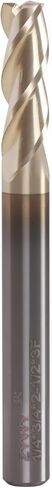 Carbide 55 DEGREE 3-FLUTE END مع طلاء ZRN ، صلابة عالية ومقاومة للارتداء ، للمعادن الألومنيوم والمعادن (1/4 "3/4" 1/4 "2-1/2" 3F) 1PCs. in Saudi Arabia