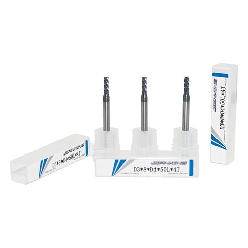 5mm 4-Flute Carbide Square End Mill for Stainless Steel & Titanium Alloy (TC4/TC7), AP Coating, Variable Helix, High-Performance Milling Cutter(3-Pack) in Kuwait