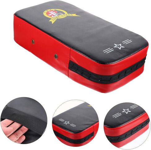 TOYANDONA Thick PU Kickboxing Pad Sturdy Kick Shield for Martial Arts Training Adjustable Size Body Protector for Boys and Girls and Adults for Taekwondo and Thai Boxing Random Color in Saudi Arabia