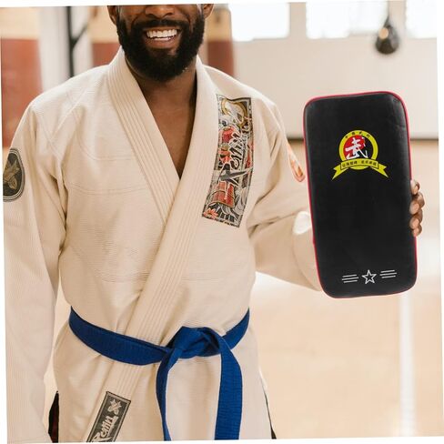 TOYANDONA Thick PU Kickboxing Pad Sturdy Kick Shield for Martial Arts Training Adjustable Size Body Protector for Boys and Girls and Adults for Taekwondo and Thai Boxing Random Color in Saudi Arabia