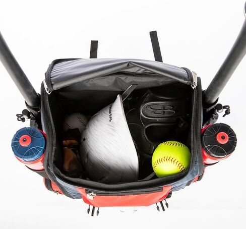 Boombah Mini Superpack Baseball Bac Bag - حقيبة ظهر لاعب Softball Softball - Ice Cream Multi Color - 8 "x12.5" x18 "(Monster Cookie) in Kuwait