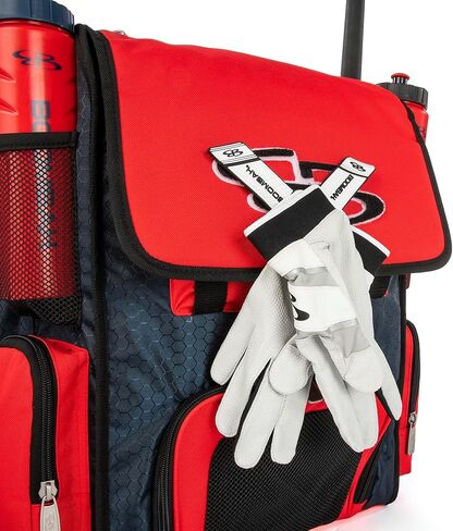 Boombah Mini Superpack Baseball Bac Bag - حقيبة ظهر لاعب Softball Softball - Ice Cream Multi Color - 8 "x12.5" x18 "(Monster Cookie) in Saudi Arabia