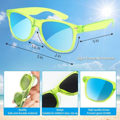 35 Packs New LED Glasses 7 Neon Colors（ 2 NEW Neon Colors Added ）glow in the dark party supplies for Kids Adult Glow sticks Light Up Glasses fit Birthday Valentine's Day Halloween Christmas Carnival in Saudi Arabia