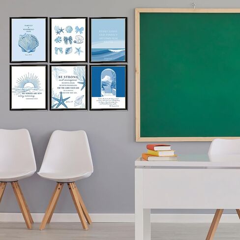 Shejdgart Reading Posters Classroom Decor - 6 Pcs Vintage Motivational Posters for Classroom Reading Corner Decor, Book Club Library Wall Art Decorations, Elementary School Bulletin Board Decorations in Saudi Arabia