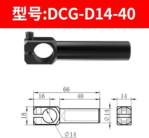 1PCS DCG Series Air Pneumatic Accessories Connectors Bracket Bracket (DCG-S10-D10) in Saudi Arabia