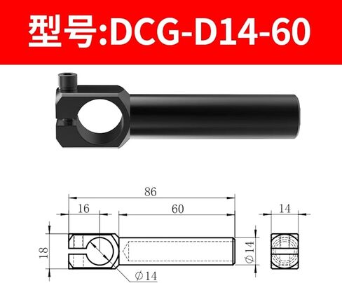 1PCS DCG Series Air Pneumatic Accessories Connectors Bracket Bracket (DCG-S10-D10) in Saudi Arabia