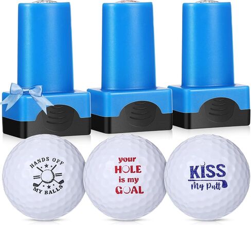 3 حزمة لعبة Golf Ball Stamp علامات طوابع لعبة Golf Ball Ball القابلة لإعادة الاستخدام Golf Ball Tool لتحديد كرات الجولف لإكسسوارات غولف هدايا الغولف in Saudi Arabia