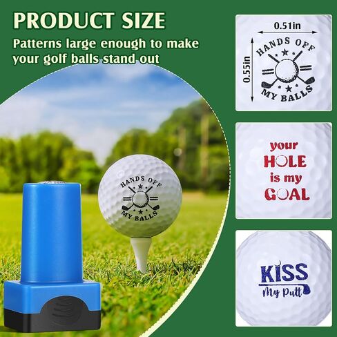 3 حزمة لعبة Golf Ball Stamp علامات طوابع لعبة Golf Ball Ball القابلة لإعادة الاستخدام Golf Ball Tool لتحديد كرات الجولف لإكسسوارات غولف هدايا الغولف in Saudi Arabia