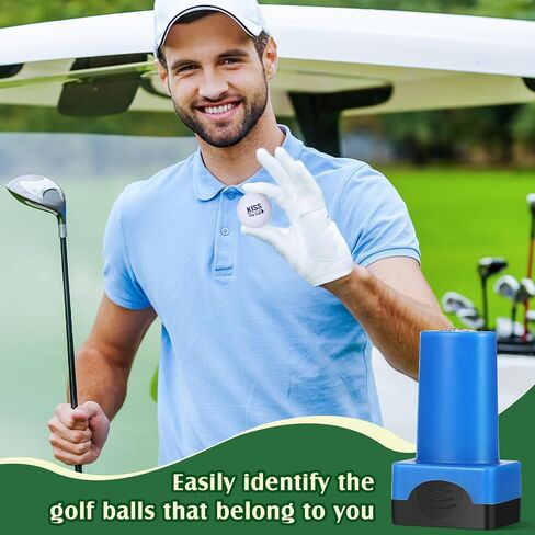 3 حزمة لعبة Golf Ball Stamp علامات طوابع لعبة Golf Ball Ball القابلة لإعادة الاستخدام Golf Ball Tool لتحديد كرات الجولف لإكسسوارات غولف هدايا الغولف in Saudi Arabia
