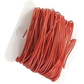 UL (PVC) سلك وكابل 30AWG 32AWG سلك إشارة الطرف 2METRES/LOT 7/0.12TS PVC سلك معزول L+E+D خط النحاس السلامة Superfine (أسود ، 32AWG) in Kuwait