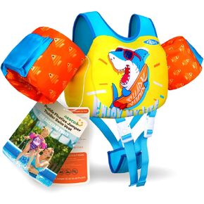 سترة سباحة صغيرة ل 3-5،6،7،8،9 سنة ، بركة السباحة من 20-30-50،60،60،70 رطلاً ، سترة تطفو بركة الأطفال مع عوامات الذراع-أجنحة المياه للسباحات ، والأطفال ، والفتيات ، والبنات ، in Kuwait