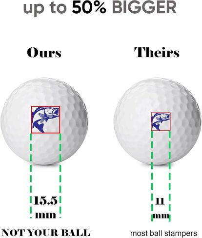 Qubi Golf Ball Stamp ، Golf Ball Stamper ، علامة طوابع لعبة غولف كرة غولف للتعرف in Kuwait