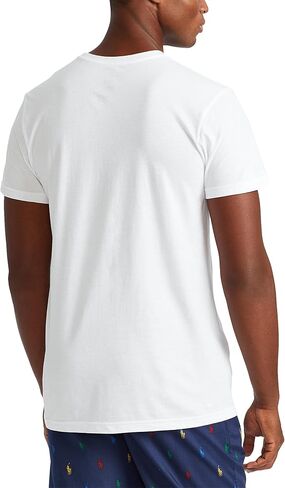 POLO Ralph Lauren Men's Classic Fit Cotton Crew Undershirt 3-Pack, Black/Red-3 Pack, 4X Big in Saudi Arabia
