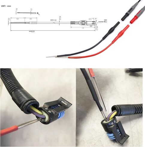 Back Test Probe Kit, Backprobing, Diagnostictesting,Electrical Troubleshooting Automotive Test Lead Kit (ZIBOO 804) in Kuwait
