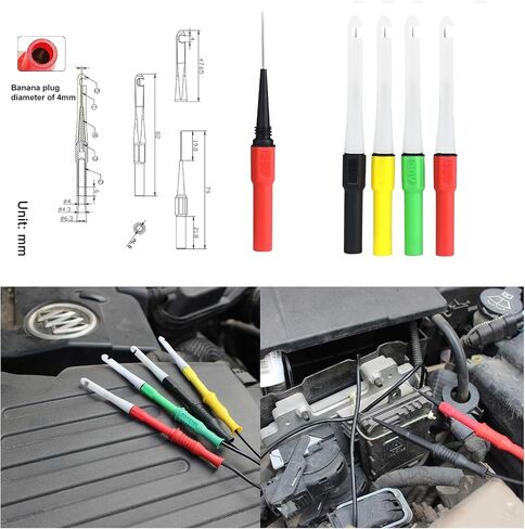 Back Test Probe Kit, Backprobing, Diagnostictesting,Electrical Troubleshooting Automotive Test Lead Kit (ZIBOO 804) in Kuwait