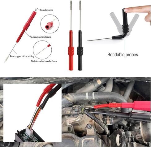 Back Test Probe Kit, Backprobing, Diagnostictesting,Electrical Troubleshooting Automotive Test Lead Kit (ZIBOO 804) in Kuwait