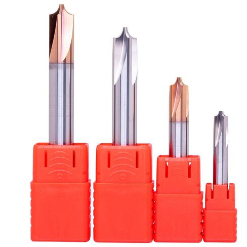 HRC58 R0.3 R0.5 Carbide Radius Corner Rounding Cutter End Mill CNC Tool Inner Chamfering Outside Radii Quarter Circle Router Bit(Steel,R3.5x10Dx60LX4F) in Kuwait