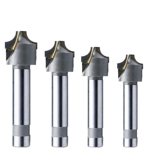 1PC 2/4Flutes R2-R30 Cemented Carbide Corner Rounding End Mills,Ball Nosed Concave Radius Milling Cutters (R2/R5/R8/R15/R25/R30)(Size:R15(2 Blades)) in Kuwait