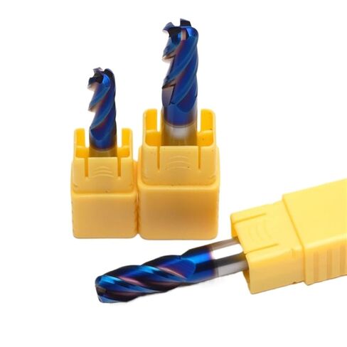 1R0.2-12R2 4 Flutes Radius Angle Corner Rounding End Mills 1Pcs(Size:1.5R0.2X50L) in Kuwait