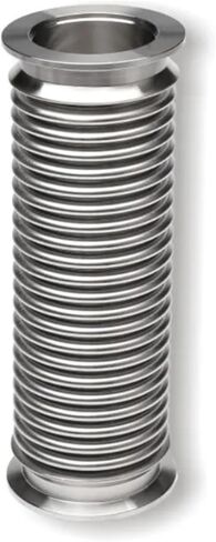 1PC KF High Vacuum Bellows Stainless Steel SS304 Fast Flexible Hose KF16/25/40/50 100/200/300/500mm(100mm,KF-25) in Saudi Arabia