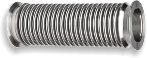1PC KF High Vacuum Bellows Stainless Steel SS304 Fast Flexible Hose KF16/25/40/50 100/200/300/500mm(100mm,KF-25) in Saudi Arabia
