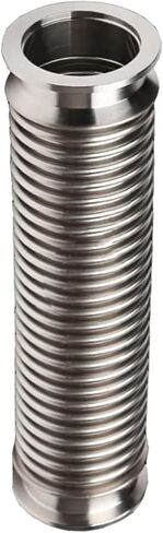 1PC KF High Vacuum Bellows Stainless Steel SS304 Fast Flexible Hose KF16/25/40/50 100/200/300/500mm(100mm,KF-25) in Saudi Arabia