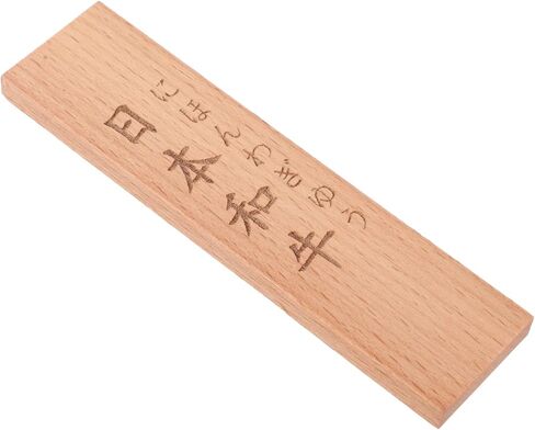 Cabilock Wooden Food Label Decorations Namese Food Name Tags Profet and Restaurant in Saudi Arabia