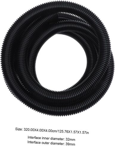 NUOBESTY Vacuum Hose for Industrial Vacuum Cleaners Flexible Extension Pipe Accessory Smooth Interior for Superior Airflow for Barrel Type Vacuums Hotels and Workshops in Saudi Arabia