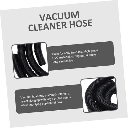 NUOBESTY Vacuum Hose for Industrial Vacuum Cleaners Flexible Extension Pipe Accessory Smooth Interior for Superior Airflow for Barrel Type Vacuums Hotels and Workshops in Saudi Arabia