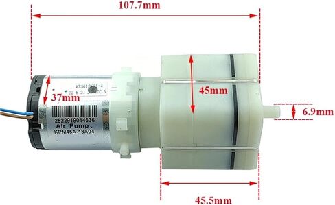 KPM45A-13A Mini 45MM Air Pump DC 12V Large Flow Air Oxygen Pressure Pump DIY Car Massage Seat Aquarium Water Fish Tank 1Pcs in Saudi Arabia