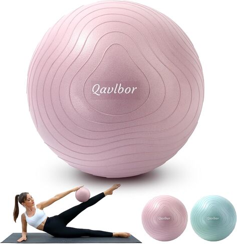 Pilates Ball 9 Inch Core Ball, Small Exercise Ball Between Knees for Physical Therapy, Small Yoga for Pilates, Yoga and Core Training, Fitness for Workout at Home Gym and Office in Saudi Arabia