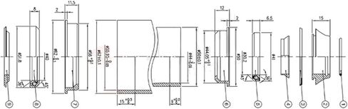 ACB3042H7K 36/45 محامل سماعات الرأس للدراجة 30.05 * 42 * 7 مم 2PCS ACB ROAD Angular Contac in Kuwait