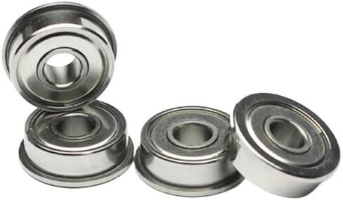 10pcs F606 F606zz Flange تحمل مصغرة 6x17x6mm لأخدود عميق محامل محمية F606Z F606-2Z in Kuwait